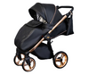 Wózek dziecięcy ADBOR LORETTO LUX STARS 2w1 + Torba + Pokrowiec + Moskitiera (kolor: 05 - GONDOLA LUSTRZANA MIEDŹ)