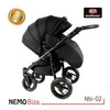 Wózek dziecięcy ADBOR NEMO 2w1 + Torba + Pokrowiec + Moskitiera (kolor: ST-21)
