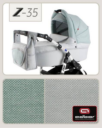 Wózek dziecięcy ZIPP 2w1 + Torba + Pokrowiec + Moskitiera (kolor:Z-35)