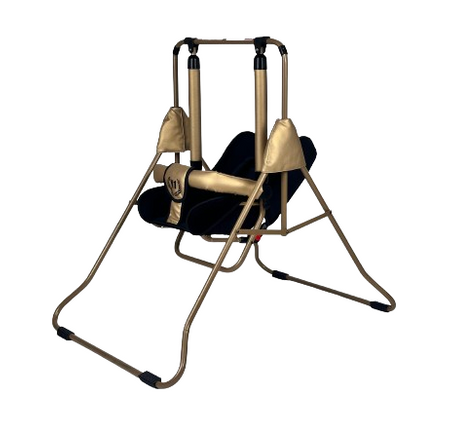 Huśtawka Stojąca Ogrodowa Domowa ADBOR N1 GOLD 3W1 LEŻACZEK kolor NG12