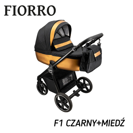 Wózek dziecięcy ADBOR FIORRO 2w1 + Torba + Pokrowiec + Moskitiera (kolor: F1)