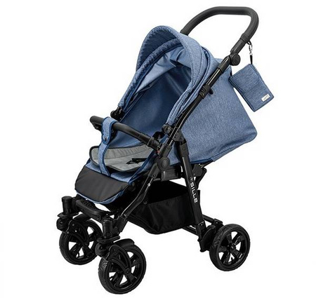 Wózek spacerowy ADBOR SILLE 2022 !!!NOWOŚĆ!!! + Saszetka + Pokrowiec przeciwdeszczowy (kolor: S-4)