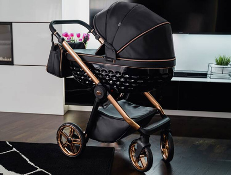 Wózek dziecięcy ADBOR OXV-3D 3w1 + Torba + Pokrowiec + Moskitiera + Uchwyt na butelkę + Fotelik Samochodowy (kolor: OXV-3D-01)