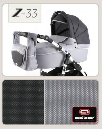 Wózek dziecięcy ZIPP 2w1 + Torba + Pokrowiec + Moskitiera (kolor:Z-33)