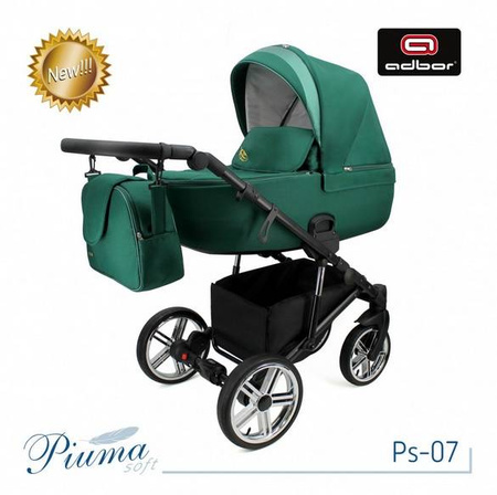 Wózek dziecięcy PIUMA 2w1 ULTRALEKKI + Torba + Pokrowiec + Moskitiera + Uchwyt na butelkę (kolor: Ps-03)