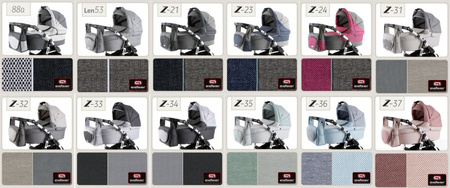 Wózek dziecięcy ZIPP 2w1 + Torba + Pokrowiec + Moskitiera (kolor:Z-34)