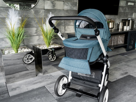 Wózek dziecięcy ADBOR OXV-3D 2w1 + Torba + Pokrowiec + Moskitiera + Uchwyt na butelkę (kolor: OXV-3D-08)