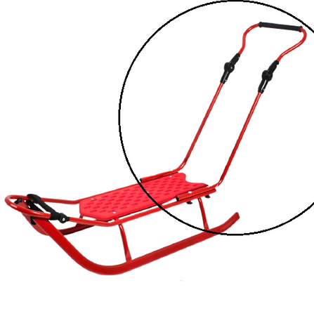 ADBOR PICCOLINO POPYCHACZ PROWADNIK SANEK REGULOWANY kolor: CZERWONY