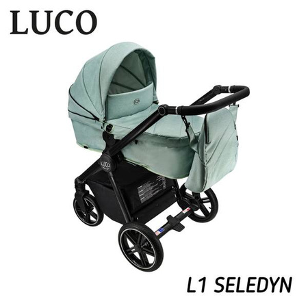 Wózek dziecięcy ADBOR OXV-3D 3w1 + Torba + Pokrowiec + Moskitiera + Uchwyt na butelkę + Fotelik Samochodowy (kolor: OXV-3D-01)