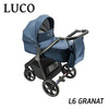 Wózek dziecięcy ADBOR LUCO 2w1 + Torba + Pokrowiec + Moskitiera (kolor: L6)