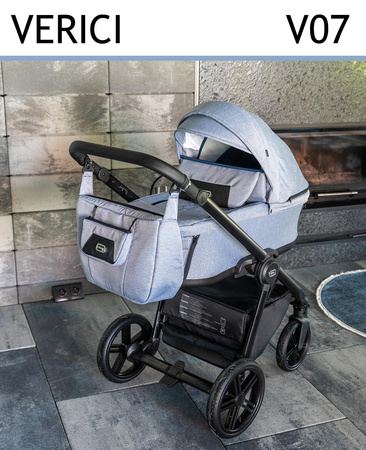 Wózek dziecięcy ADBOR OXV-3D 2w1 + Torba + Pokrowiec + Moskitiera + Uchwyt na butelkę (kolor: OXV-3D-08)