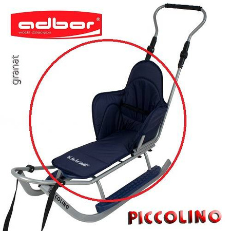 Materacyk - Podkładka Adbor do Sanek Piccolino kolor: Granatowy