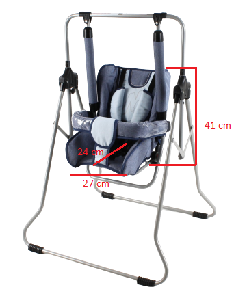 Huśtawka Stojąca Ogrodowa Domowa ADBOR N1 GOLD 3W1 LEŻACZEK kolor NG13