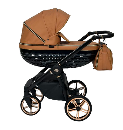 Wózek dziecięcy ADBOR OXV-3D 3w1 + Torba + Pokrowiec + Moskitiera + Uchwyt na butelkę + Fotelik Samochodowy (kolor: OXV-3D-01)