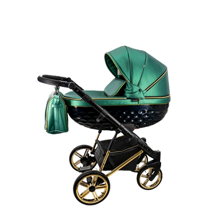 Wózek dziecięcy ADBOR OXV-3D 3w1 + Torba + Pokrowiec + Moskitiera + Uchwyt na butelkę + Fotelik CAPRI (kolor: OXV-3D-02)