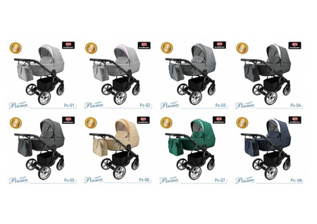 Wózek dziecięcy PIUMA 2w1 ULTRALEKKI + Torba + Pokrowiec + Moskitiera + Uchwyt na butelkę (kolor: Ps-03)
