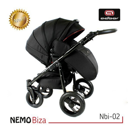 Wózek dziecięcy ADBOR NEMO 2w1 + Torba + Pokrowiec + Moskitiera (kolor: Lena-53)