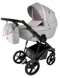 Wózek dziecięcy ADBOR OX-V 2w1 + Torba + Pokrowiec + Moskitiera + Uchwyt na butelkę (kolor: Ox-02)