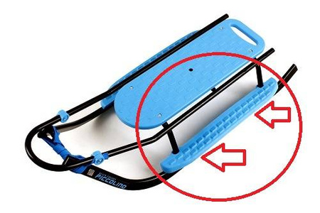 Podnóżki - zestaw 2 szt. do Sanek Adbor Piccolino i Lumo kolor: Niebieski