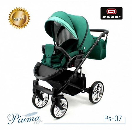 Wózek dziecięcy PIUMA 2w1 ULTRALEKKI + Torba + Pokrowiec + Moskitiera + Uchwyt na butelkę (kolor: Ps-04)