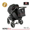 Wózek dziecięcy ADBOR NEMO 2w1 + Torba + Pokrowiec + Moskitiera (kolor: ST-21)