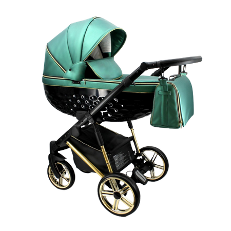 Wózek dziecięcy ADBOR OXV-3D 3w1 + Torba + Pokrowiec + Moskitiera + Uchwyt na butelkę + Fotelik CAPRI (kolor: OXV-3D-09)