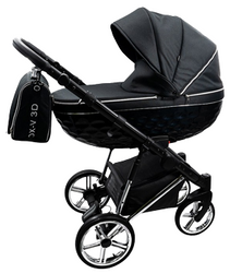 Wózek dziecięcy ADBOR OXV-3D 3w1 + Torba + Pokrowiec + Moskitiera + Uchwyt na butelkę + Fotelik Samochodowy (kolor: OXV-3D-04)