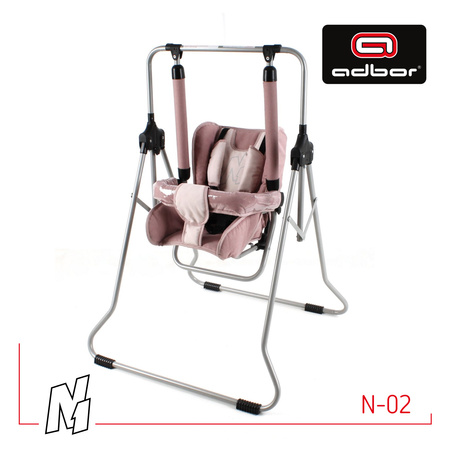 Huśtawka Stojąca Ogrodowa Domowa Solidna ADBOR N1 3W1 LEŻACZEK kolor N-02 + GRATIS ZABAWKA