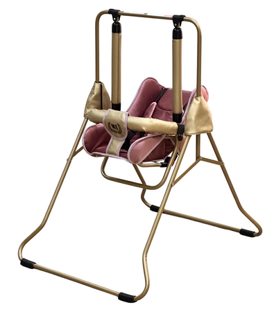 Huśtawka Stojąca Ogrodowa Domowa ADBOR N1 GOLD 3W1 LEŻACZEK kolor NG15