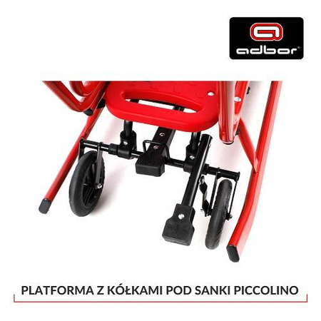 PLATFORMA ADBOR Z KOŁAMI POD SANKI PICCOLINO