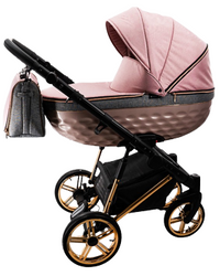 Wózek dziecięcy ADBOR OXV-3D 3w1 + Torba + Pokrowiec + Moskitiera + Uchwyt na butelkę + Fotelik Samochodowy (kolor: OXV-3D-07)