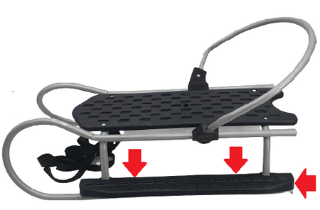 ADBOR PICCOLINO POPYCHACZ PROWADNIK SANEK REGULOWANY kolor: SREBRNY