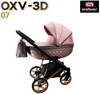Wózek dziecięcy ADBOR OXV-3D 3w1 + Torba + Pokrowiec + Moskitiera + Uchwyt na butelkę + Fotelik Samochodowy (kolor: OXV-3D-07)