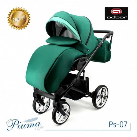 Wózek dziecięcy PIUMA 2w1 ULTRALEKKI + Torba + Pokrowiec + Moskitiera + Uchwyt na butelkę (kolor: Ps-08)