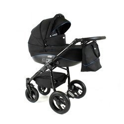 Wózek dziecięcy ADBOR NEMO 3w1 + Torba + Pokrowiec + Moskitiera + Fotelik Samochodowy (kolor: Biza Nbi-03)