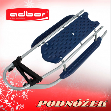 ADBOR PICCOLINO POPYCHACZ PROWADNIK SANEK REGULOWANY kolor: SREBRNY