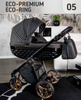 Wózek dziecięcy ADBOR OXV 3D PREMIUM 2w1 + Torba + Pokrowiec + Moskitiera (kolor: ECO-05)