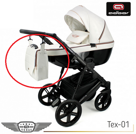 TORBA ZAPINANA NA RĄCZCE DO WÓZKÓW WIELOFUNKCYJNYCH ADBOR SERIA: TEXAS