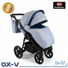 Wózek dziecięcy ADBOR OX-V 3w1 + Torba + Pokrowiec + Moskitiera + Uchwyt na butelkę + Fotelik (kolor: Ox-012)