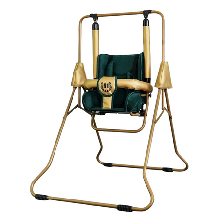 Huśtawka Stojąca Ogrodowa Domowa ADBOR N1 GOLD 3W1 LEŻACZEK kolor NG14