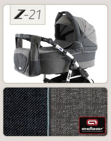 Wózek dziecięcy ZIPP 2w1 + Torba + Pokrowiec + Moskitiera (kolor:Z-21)