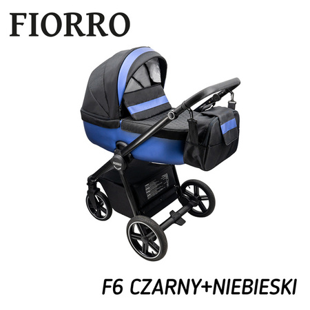 Wózek dziecięcy ADBOR FIORRO 3w1 + Torba + Pokrowiec + Moskitiera + Fotelik CAPRI (kolor: F6)