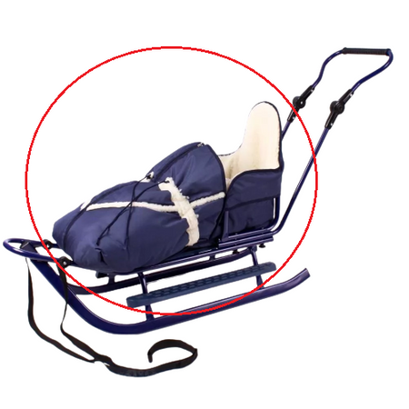 Śpiworek Adbor Piccolino Alaska kolor: Granatowy