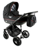 Wózek dziecięcy ADBOR OTTIS BLACK 2020 3w1 + Torba + Pokrowiec + Moskitiera + Uchwyt na butelkę + Fotelik kolor: Obi-01