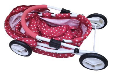 Wózek dla Lalek ADBOR MIKI Lalkowy Stelaż Classic + Torebka (kolor: Mi-02)