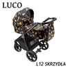 Wózek dziecięcy ADBOR OXV-3D 3w1 + Torba + Pokrowiec + Moskitiera + Uchwyt na butelkę + Fotelik Samochodowy (kolor: OXV-3D-01)