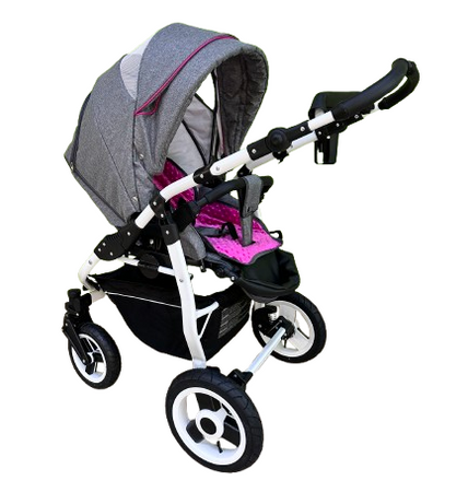 Wózek spacerowy ADBOR VERO DWUKIERUNKOWY !!!NOWOŚĆ!!! + Plecak (przewijak) + Pokrowiec + Uchwyt na butelkę (kolor: VE-03)