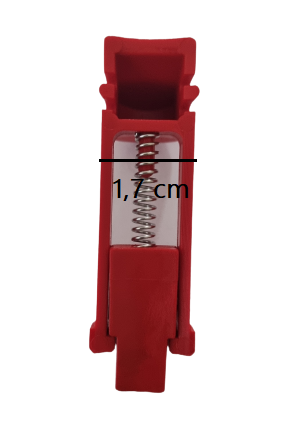 Czerwona blokada hamulca - KOŁO PRZEDNIE - OTTIS ADBOR