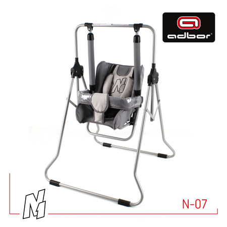 Huśtawka Stojąca Ogrodowa Domowa Solidna ADBOR N1 3W1 LEŻACZEK kolor N-07 + GRATIS ZABAWKA