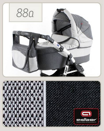 Wózek dziecięcy ZIPP 2w1 + Torba + Pokrowiec + Moskitiera (kolor:88a)